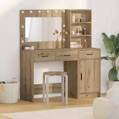 vidaXL - Kaptafel - 2 - st - Bruin - 78,5 - x - 41 - x - 135 - cm - Bewerkt - hout