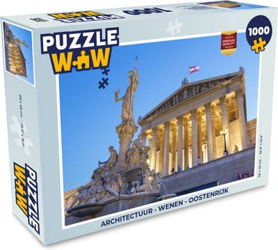 Puzzel Architectuur - Wenen - Oostenrijk - Legpuzzel - Puzzel 1000 stukjes volwassenen