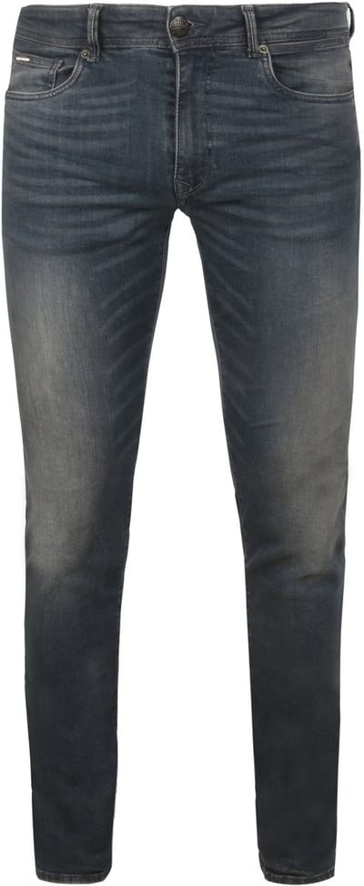 Petrol Industries - Heren Slim Fit Jeans Seaham - 6-pocket design - Vintage wash - Blauw - Maat W31L30