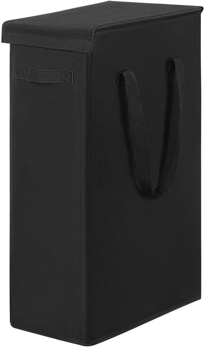 Unyqoos® Stijlvolle en Ruimtebesparende Wasmand voor Strakke Opbergruimtes, 60 Liter Capaciteit