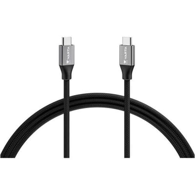 Varta 57936101111 USB-kabel USB-C stekker 2.00 m Meerdere kleuren Textielmantel