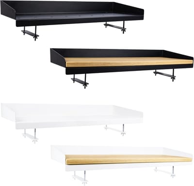 Opklapbare Balkontafel Wit – Weerbestendig & Ruimtebesparend – Montage op Reling