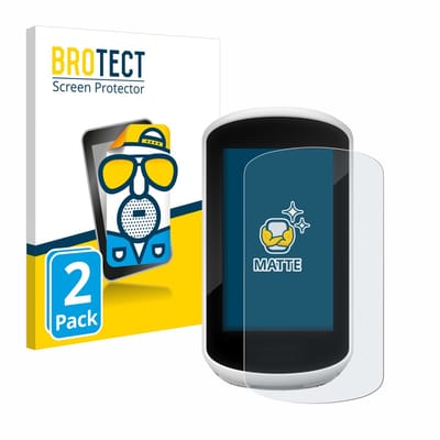 BROTECT - Screenprotector voor Garmin Edge Explore 2018 - Folie Beschermfolie matte 2 Stuks