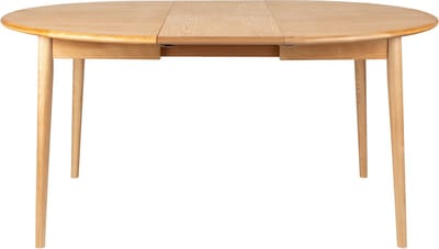 Zuiver Twist Uitschuifbare Eettafel Rond 120/160x120 cm Eikenhout - Beige