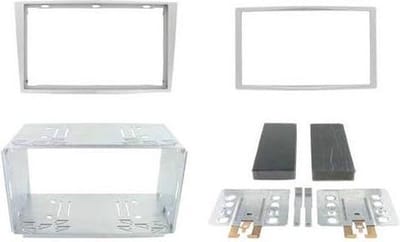 2-DIN frame Opel Corsa 06-09 Astra H 04-10 ZILVER