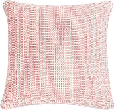 Vertical Stripe Blush/Dark Rou Kussen | 45 X 45 | Sierkussen Voor Woonkamer Of Slaapkamer