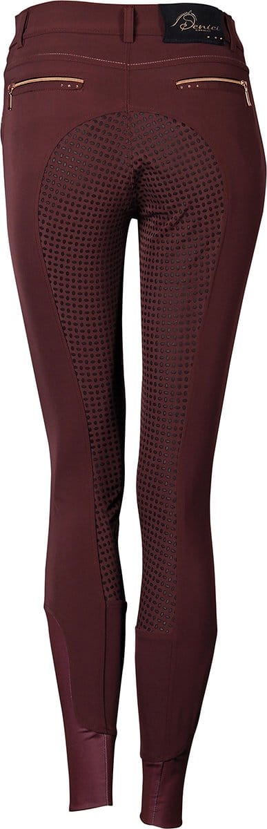 Harry's Horse - Rijbroek - Denici Cavalli Maroon - Full Grip - Bordeaux - 36
