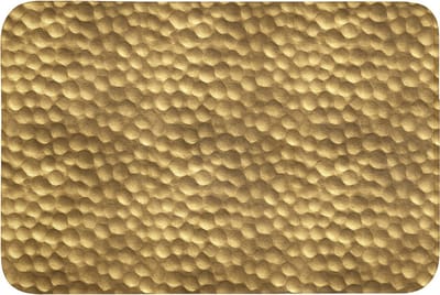 Badmat 90x60 cm - Antislip - Metaal - Dynamisch - Goud - Badmatten voor badkamer - Badkamermat - Douchemat - Badkamer mat