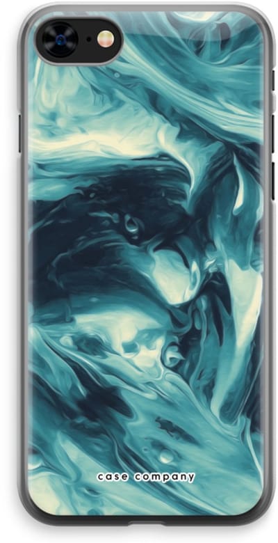 Case Company® - Hoesje geschikt voor iPhone 8 hoesje - Dreaming About Whales - Soft Cover Telefoonhoesje - Bescherming aan alle Kanten en Schermrand
