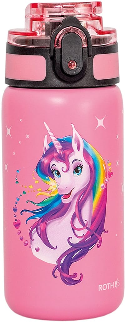 Roth isolerende drinkfles 'Unicorn portret', 350 ml