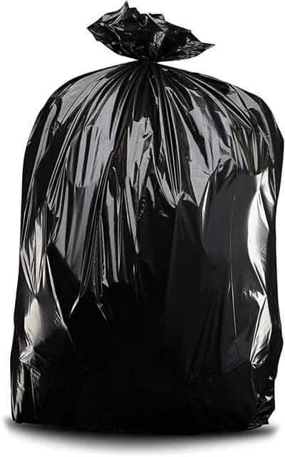 Grote Zwarte Vuilniszakken - Stevige Afvalzakken - Dagelijks Gebruik - Extra Sterk Materiaal - 80 Liter Capaciteit - Zwart