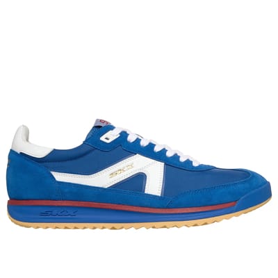 Skechers SKX 92 Spective Leer Heren Blauwe/Multi Sneakers