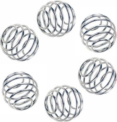 Shaker Balls Set van 6 - Roestvrij Staal Eiwitmixers voor Shakerflessen