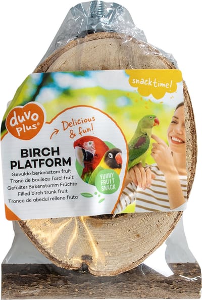 Duvo+ Gevulde berkenstam platform fruit +/-220g