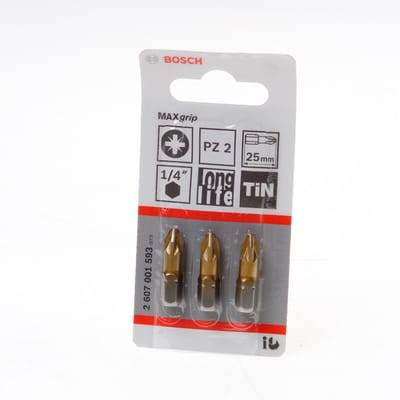 Bosch - Bit Max Grip PZ 2, 25 mm