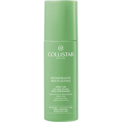 Collistar Multi Active Deodorant Spray 24h With Aloe Milk Hypersensitive Skin Alcohol Free Fragrance Free Collistar - Hydra-illuminating Multi-active Deodorant Spray 24h With Aloe Milk Hypersensitive Skin, Alcohol Free Fragrance Free