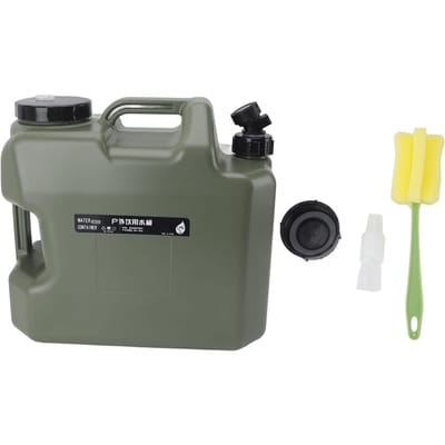 18L Camping Watercontainer Grote Capaciteit Draagbaar Veelzijdig Betrouwbare Wateropslagcontainer voor L(for 6.5-9kg) gray