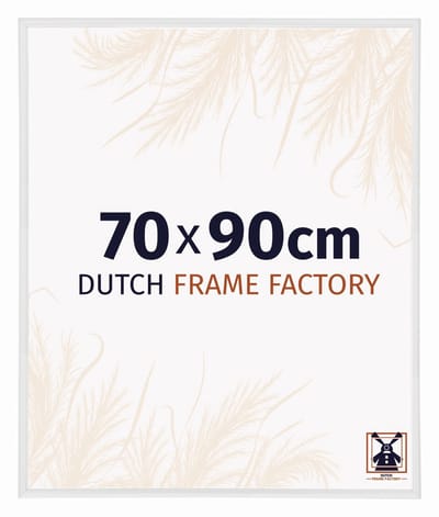 Fotolijst 70x90 cm - Kunststof - Wit Hoogglans - Angers