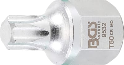 BGS V-riem dopsleutelbit 1/2, SW 22 mm Torx T60