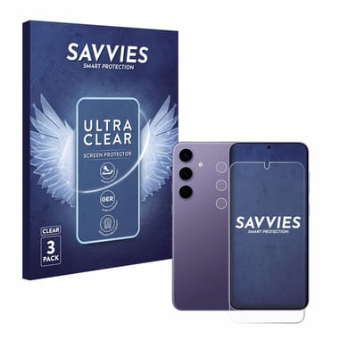 Savvies - Screenprotector voor Samsung Galaxy S24 Plus (Voor+Camera) - Folie Beschermfolie transparant 6 Stuks