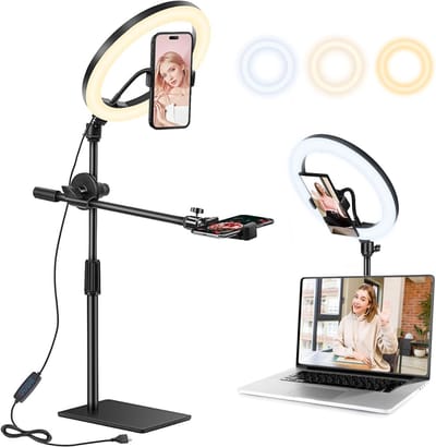 DailySupplies® Ringlamp met Statief - Ring Light - Verstelbaar - Led Verlichting