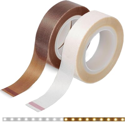 LED Blackout Band in Wit en Bruin - 2 Rollen van 1.5cm x 9m voor Dimming en Diffuseren van Licht, Ideaal voor TV Achtergrondverlichting, Keuken en Slaapkamer