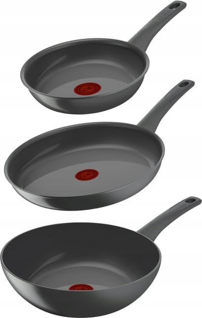Tefal Renewal Keramische Pannenset 3-delig: 24/28cm Koekenpan & Wok