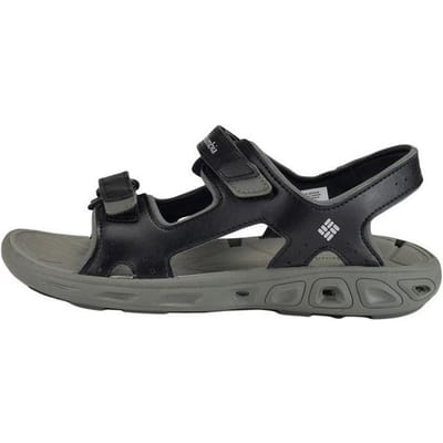 Sandales pour enfants Columbia en cuir synthétique antidérapantes absorbant les chocs respirantes Sandales pour enfants Noir BY4566-010 34 black