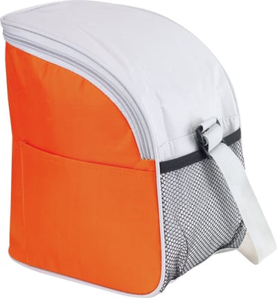 Kleine koeltas Glaciaal - 23x16x26 cm - 1 vaks - oranje/grijs - 9 liter - lunch tas