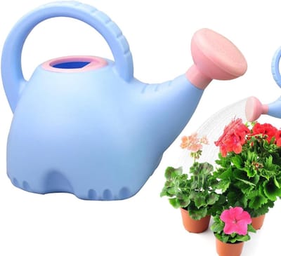 Gieter Olifant - Bloemen water geven - Planten verzorgen - Efficiënt bewateringssysteem - 1.5 Liter - Blauw