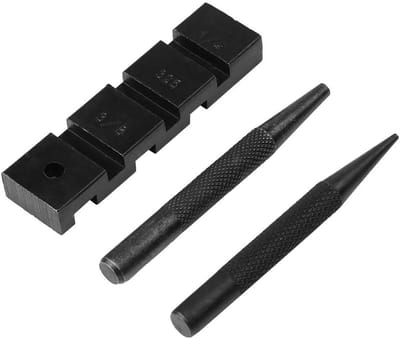 Kettingzaag Reparatie - Kettingschakel Gereedschap - Ketting Onderhoud - 3-in-1 Set - 2.5 x 9.3 x 1.2 cm - Zwart
