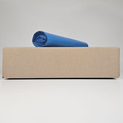 Blauwe Vuilniszakken 80 Liter | 300 Zakken | Gerecycled LDPE | T50 | 70x90 cm - Blauwe Vuilniszakken Extra Dik, Stevige Afvalzakken, Vuilzak 80 Liter
