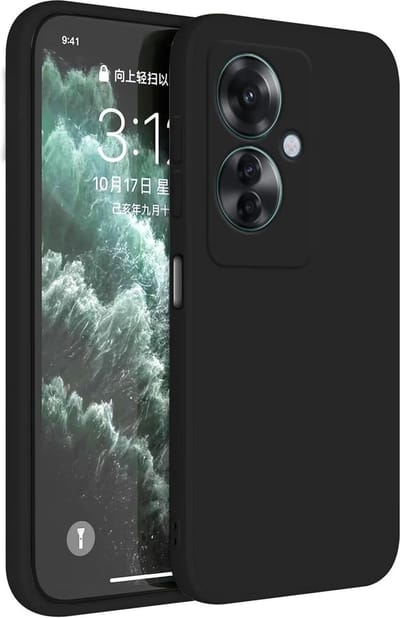Geschikt voor Oppo Reno11 F 5G - TPU siliconen - Back Cover Hoesje - Zwart