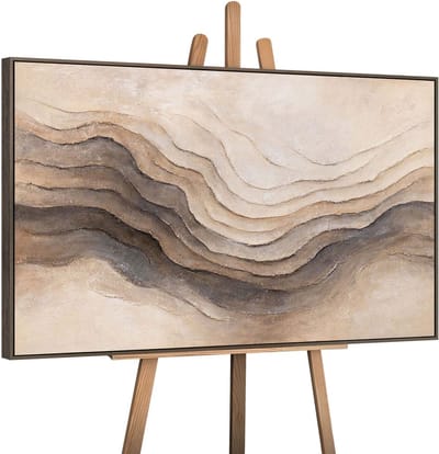 Canvas schilderij handgeschilderd memory of the earth abstract – YS-Art Gallery – Luxe wanddecoratie voor woonkamer – Modern schilderij voor slaapkamer en hal