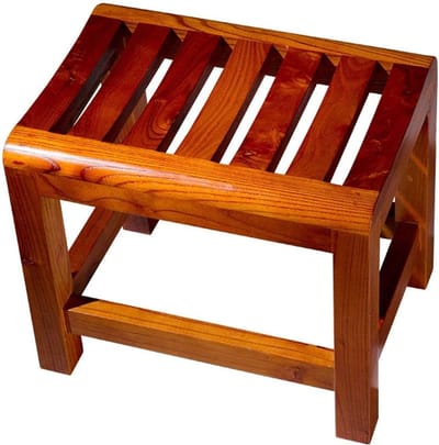 Badkamerkruk - Douchestoel Hout - Veilig Douchen - Massief Hout - 42x30x36cm - Niet gespecificeerd