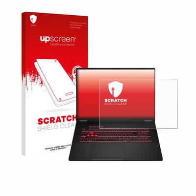 upscreen - Screenprotector voor ASUS TUF Gaming A18 2025 - Folie Beschermfolie transparant