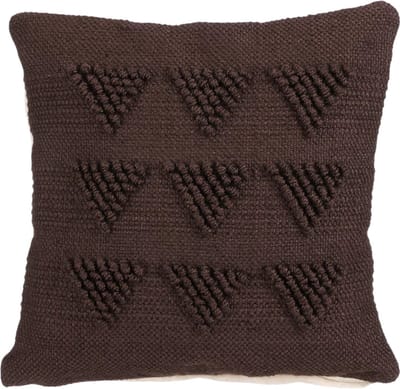 Sierkussens - sierkussenhoes 45x45 - polyester - bruin