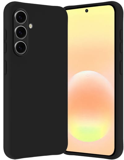 Hoes - Geschikt voor Samsung Galaxy A57 - Sterk & Shockproof - Hoesje Cover - Siliconen Case - Zwart