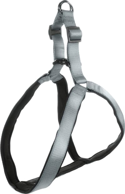 Flamingo Abbi Step&go - Harnas Honden - Harnas Step&go Abbi Grijs Xl 72-86cm 25mm - 1st - 133243 - 1st