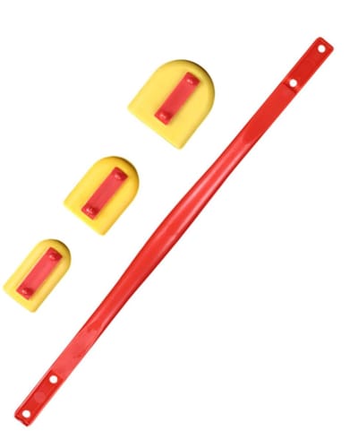 Voegenmortelset - Afdichtingsgereedschap Kit - Voegen Afwerken - Precisie en Comfort - 1 cm - Grijs