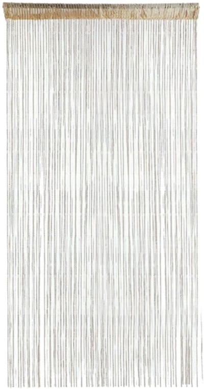 Vliegengordijn - Deurgordijn - Glitter Klamboe - Anti-vliegendeurgordijn - 100 x 200 cm - Met gouddraad - Polyester - Goud - Siergordijn - Horgordijn