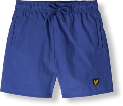 Lyle & Scott Plain Swim Short Zwemkleding Jongens - Blauw - Maat 110/116