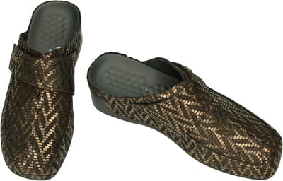 Vital -Dames - brons - slippers & muiltjes - maat 42