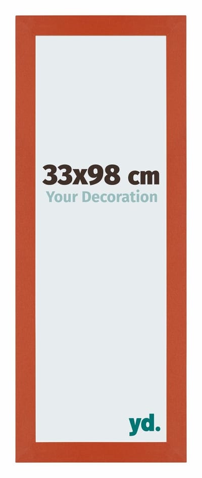 Your Decoration - Puzzellijst 33x98 cm - Oranje - Puzzellijst 500-1000 stukjes - MDF Fotolijst - Mura