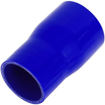 Silicone Slang 4-Laags - Binnendiameter 60mm/70mm - Lengte 127mm - Dikte 5mm - Blauw - Bestand tegen hoge temperaturen - Koelslang