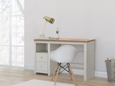 Emerald-Bureau - 2-laden - Eikenlook/Crème