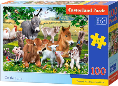 Castorland On the Farm – Puzzel – 100 stukjes – Boerderij – Premium kwaliteit