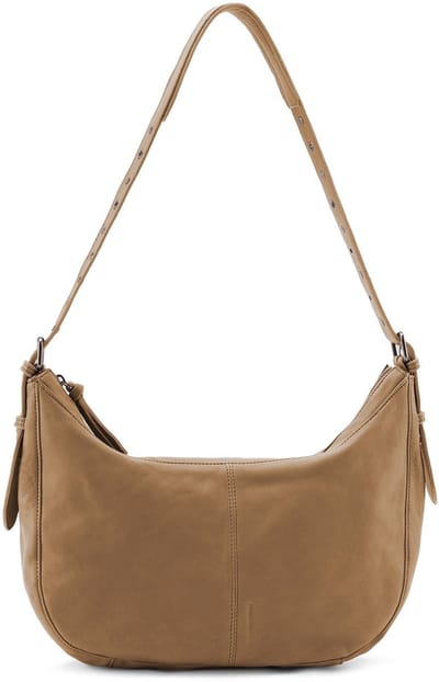 FREDsBRUDER Leren Schoudertas Me and My Bag Hobo Bag Caramel Lichtbruin