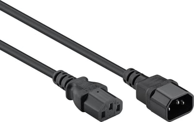 C13 naar C14 apparaatsnoer - Verlengkabel - 7.5 meter - Zwart - Allteq