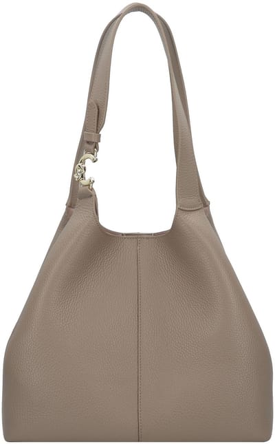 Coccinelle C-Easy Schoudertas Leder 34 cm - Dames - warm taupe